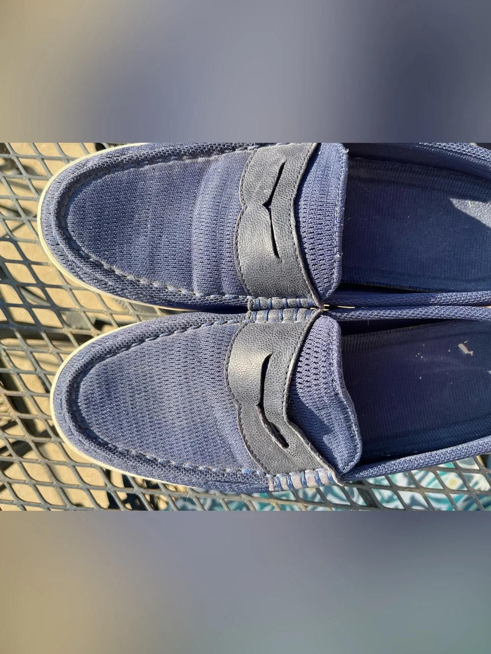 Cole Haan Canvas/Leather Loafers